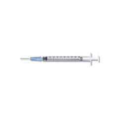 1ml Syringe with Needle Attached (100/Box)