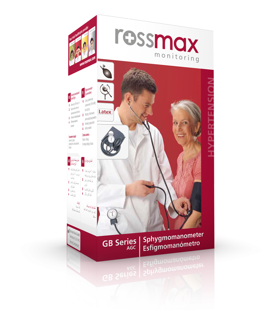 Rossmax GB Pocket Aneroid with Stethoscope Combined