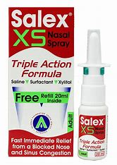 Salex XS Triple Action Nasal Spray 20ml