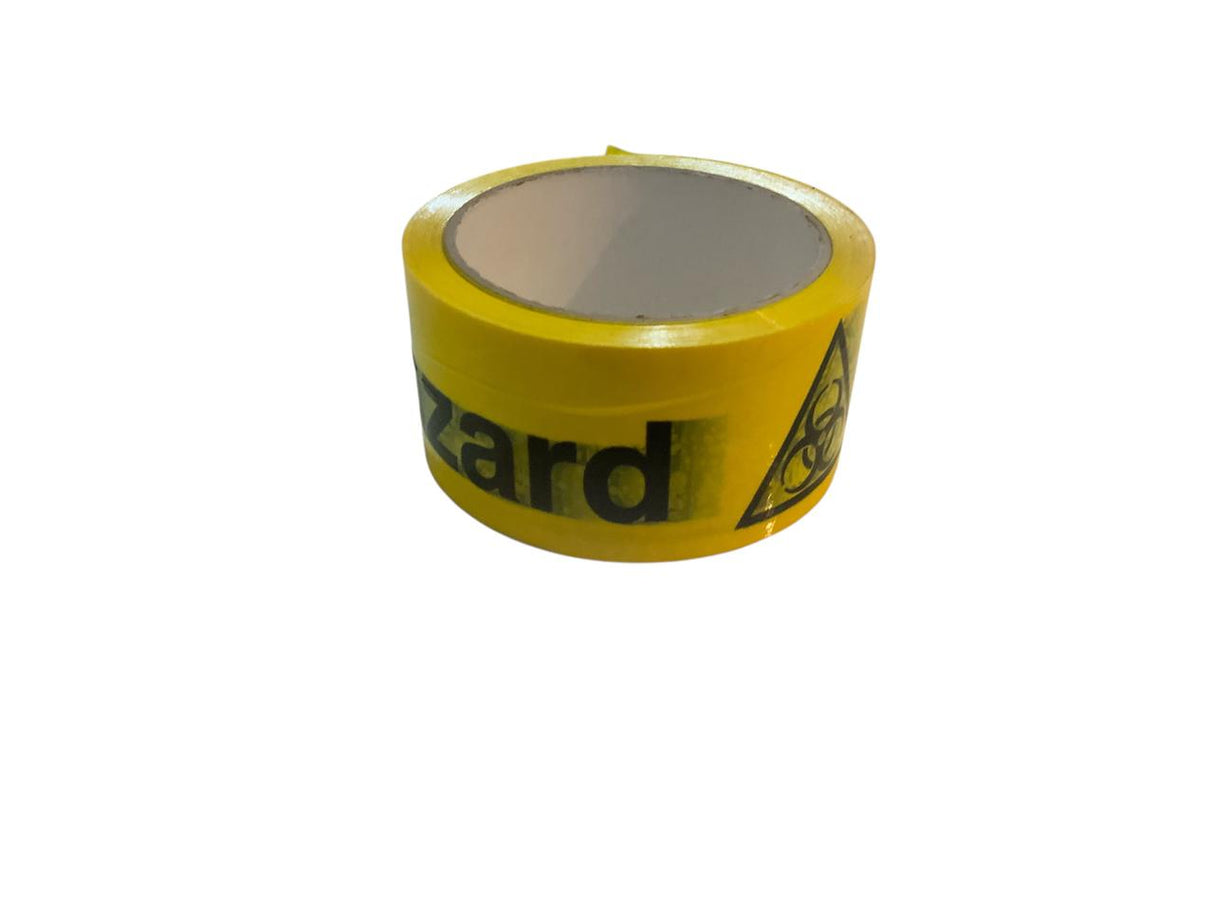 Bio-Hazard Sealing Tape 50m - Black/Yellow