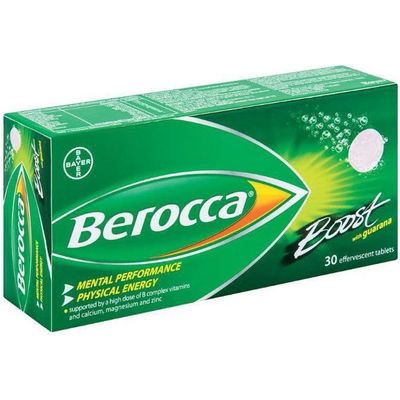 Berocca Boost Effervescent Tablets (30 Tablets)