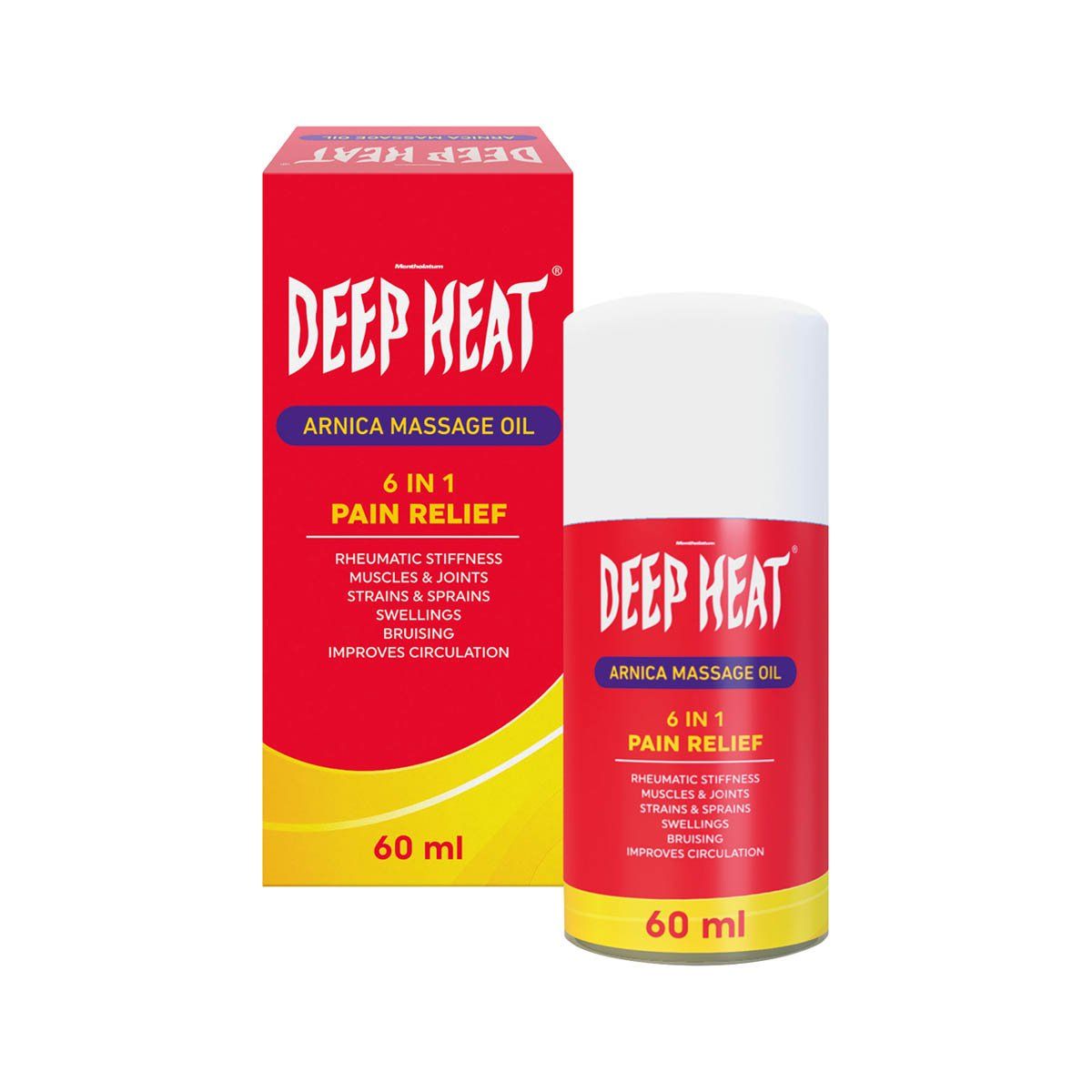 Deep Heat Arnica Massage Oil 60ml