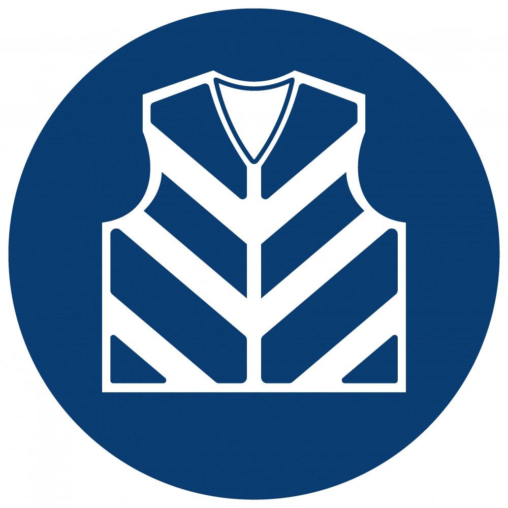 Reflective Jacket Shall Be Worn safety sign