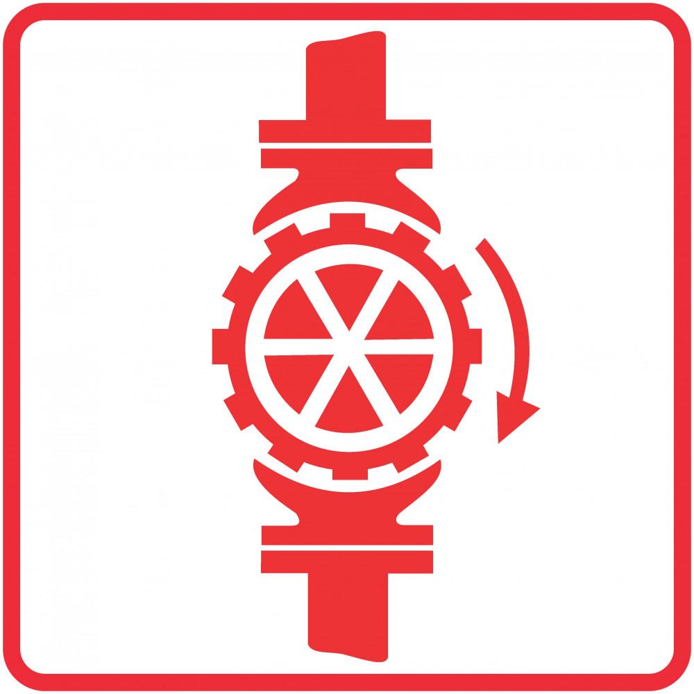 Sprinkler Stop Valve safety sign