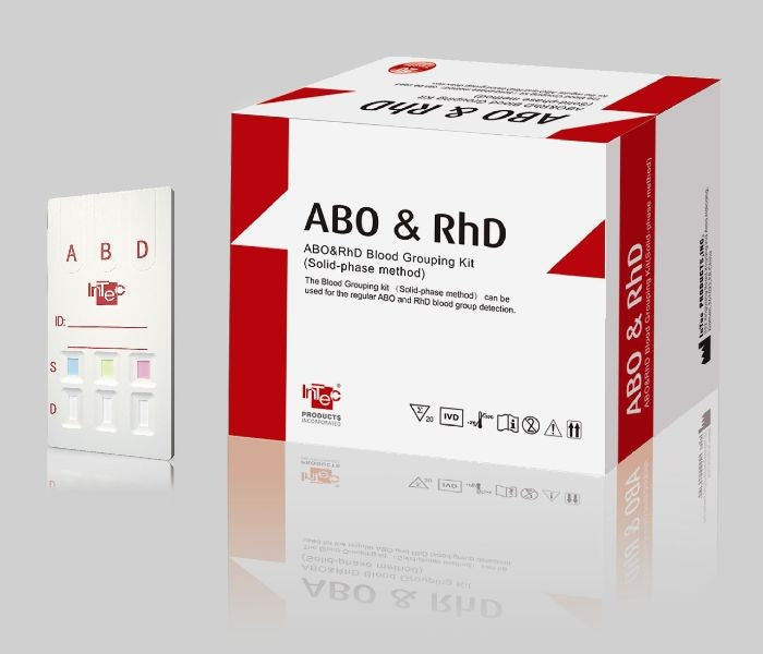 Blood Group Test Kit (Blood Type) - ABO & RHD (Combined) (20/Box)
