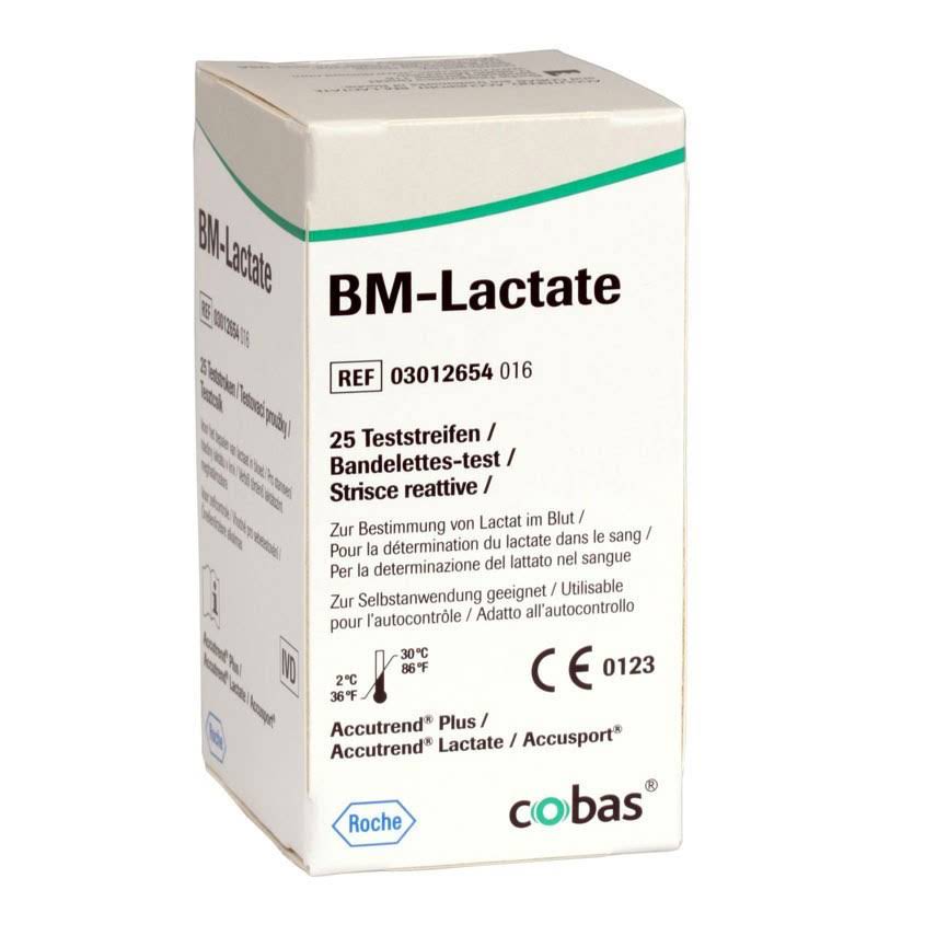 Accutrend BM-Lactate Test Strips (25 Strips)