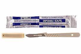 Disposable Scalpel Handle & Blade (Singles)