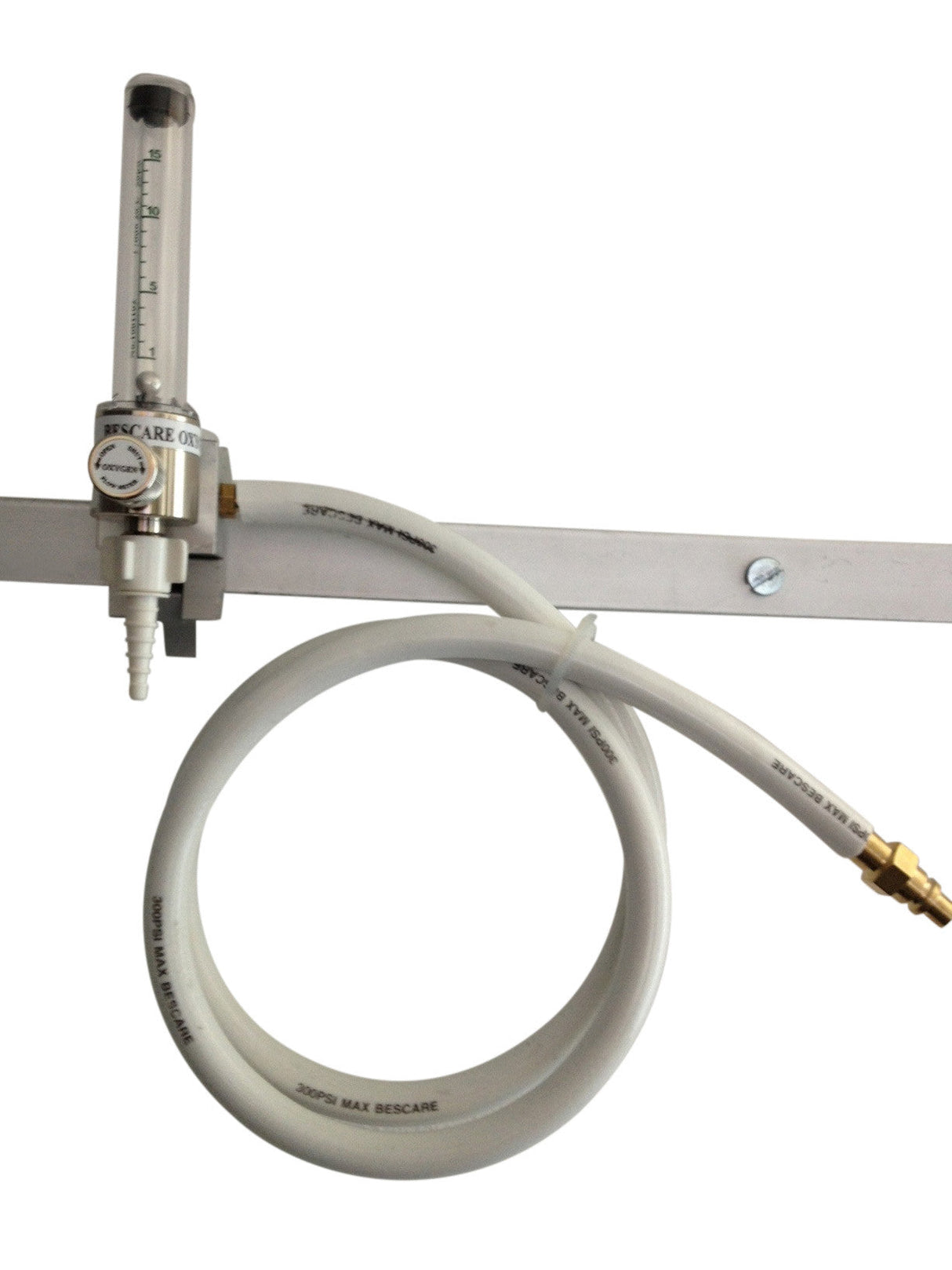 Single Oxygen Flowmeter Rail Mounted